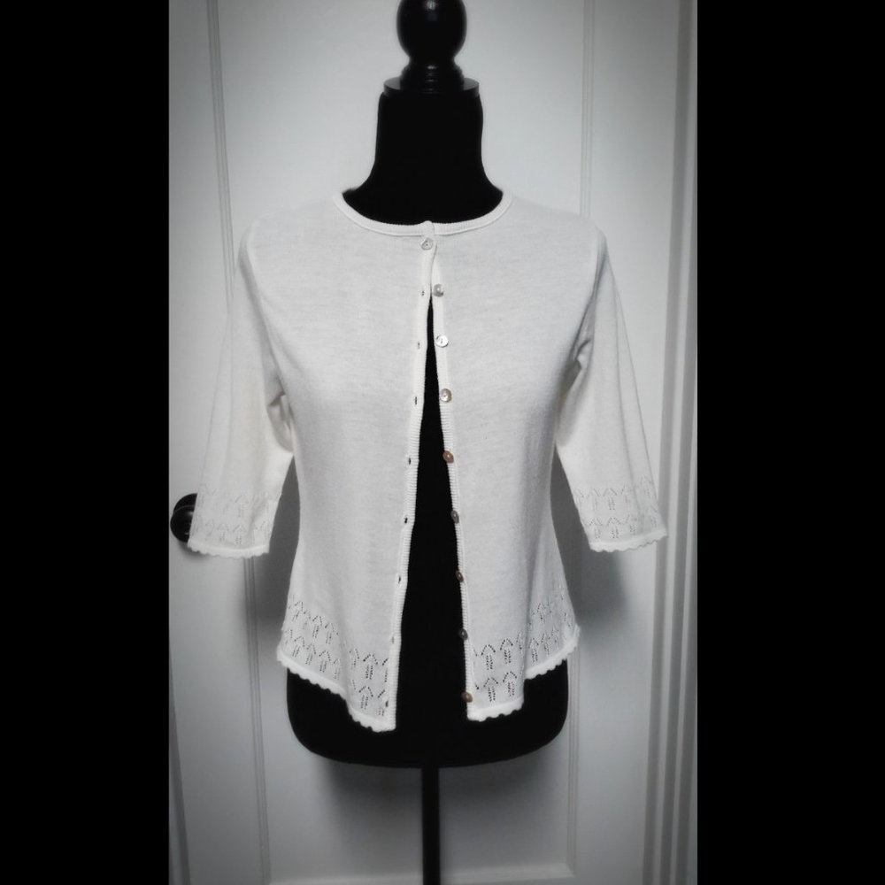 Reference Point Vintage 90's Button-Down Pointell… - image 1